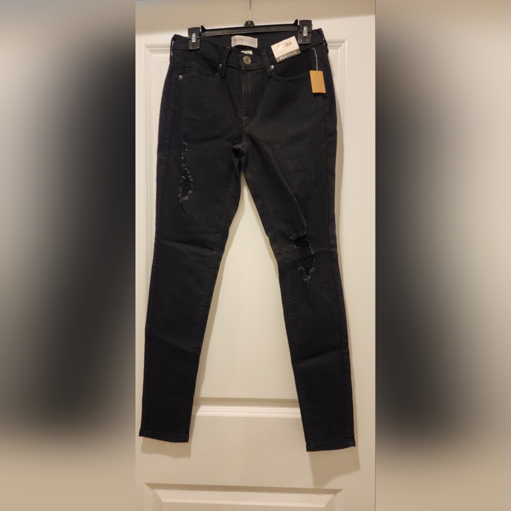 Mudd Black Distressed Women's Jeans